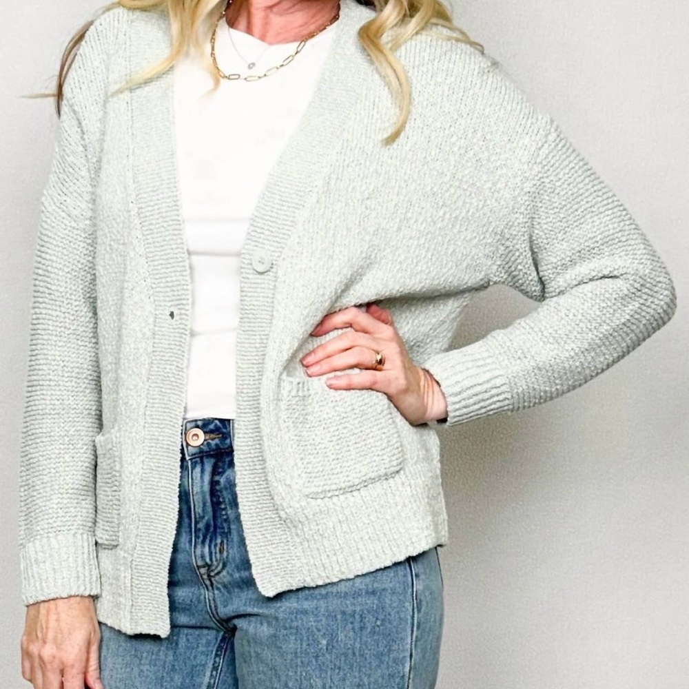 NWT Stitches & Stripes One Button Cardigan